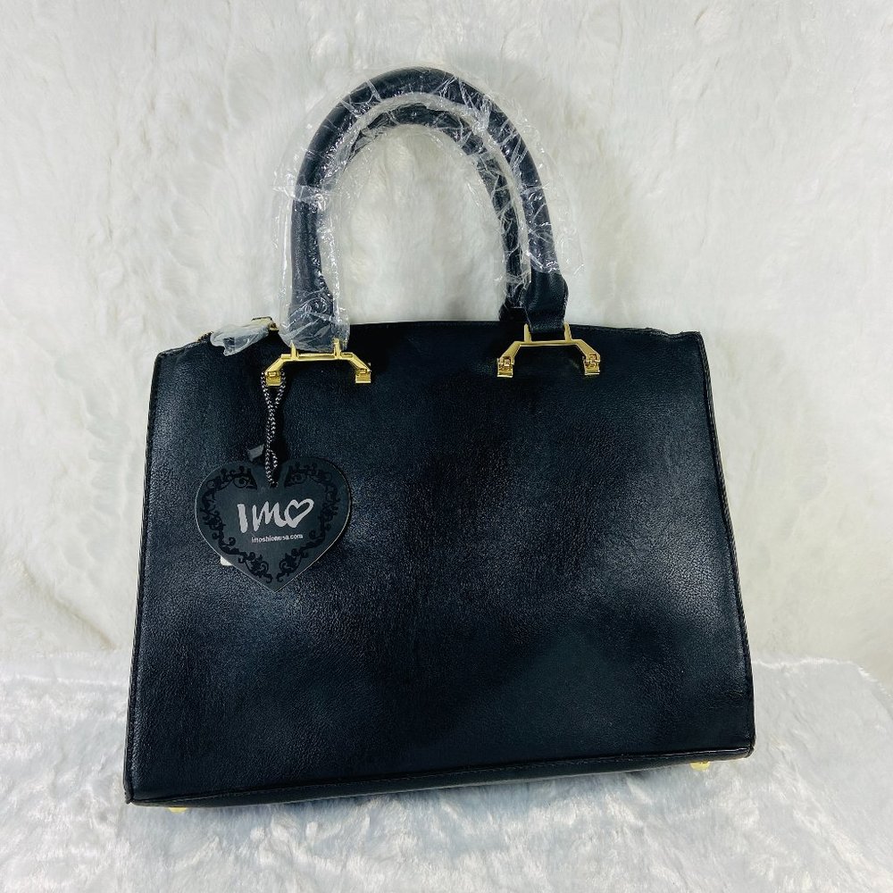 Imoshion purse USA  Handbag Gold accents many pockets